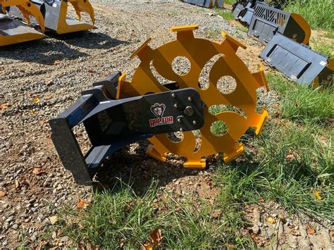 compaction wheel skid steer|compaction wheel for mini excavator.